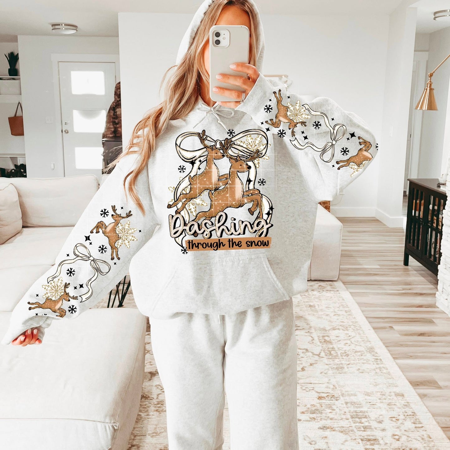 Reindeer Dashing Through The Snow