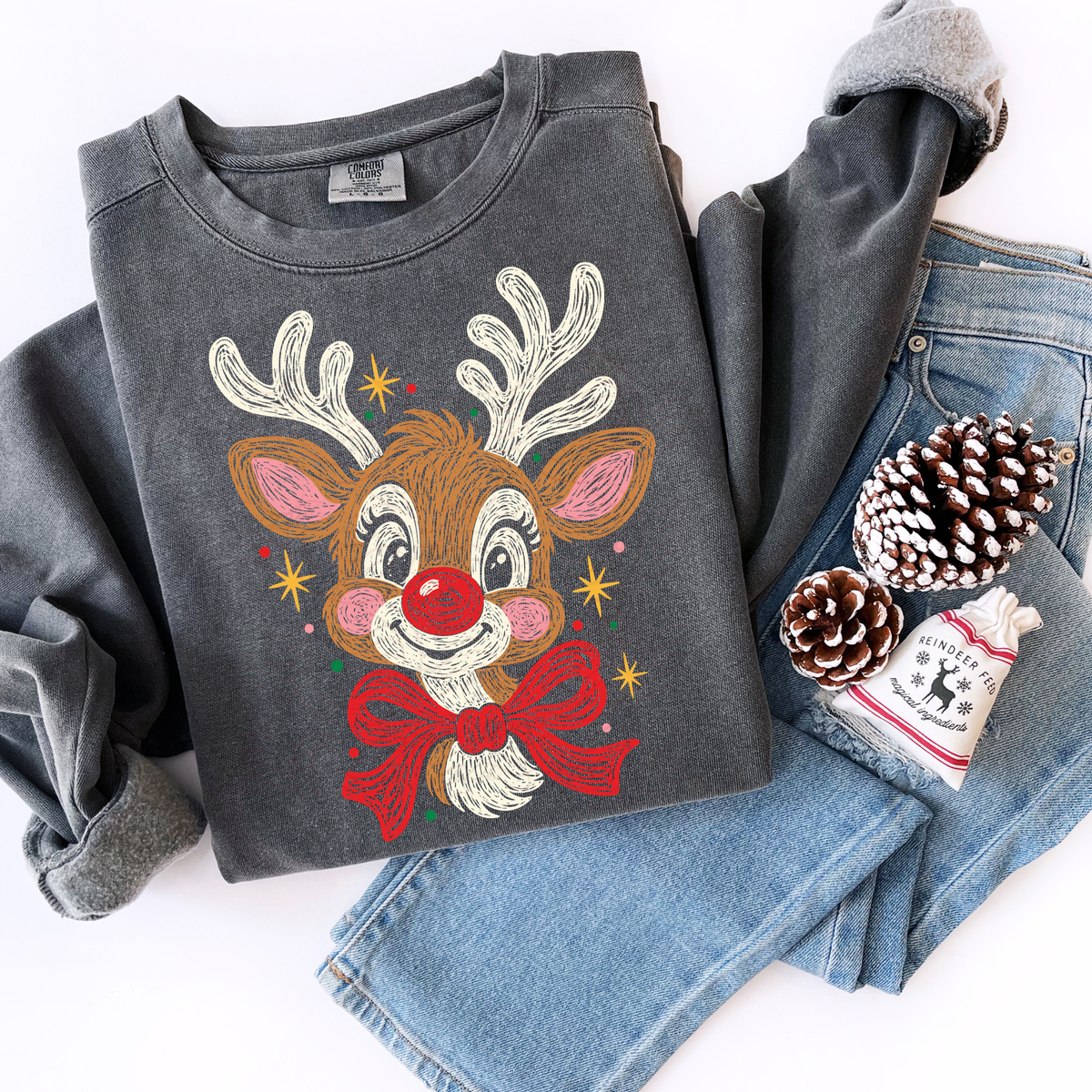 Retro Rudolph Reindeer