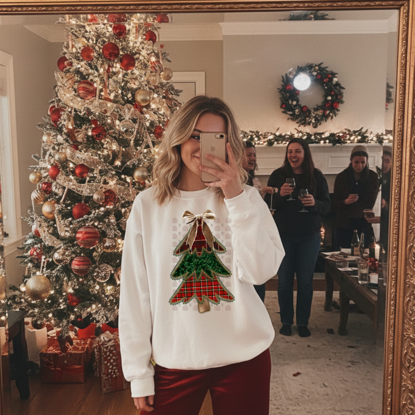 Rich Plaid Colors Tree