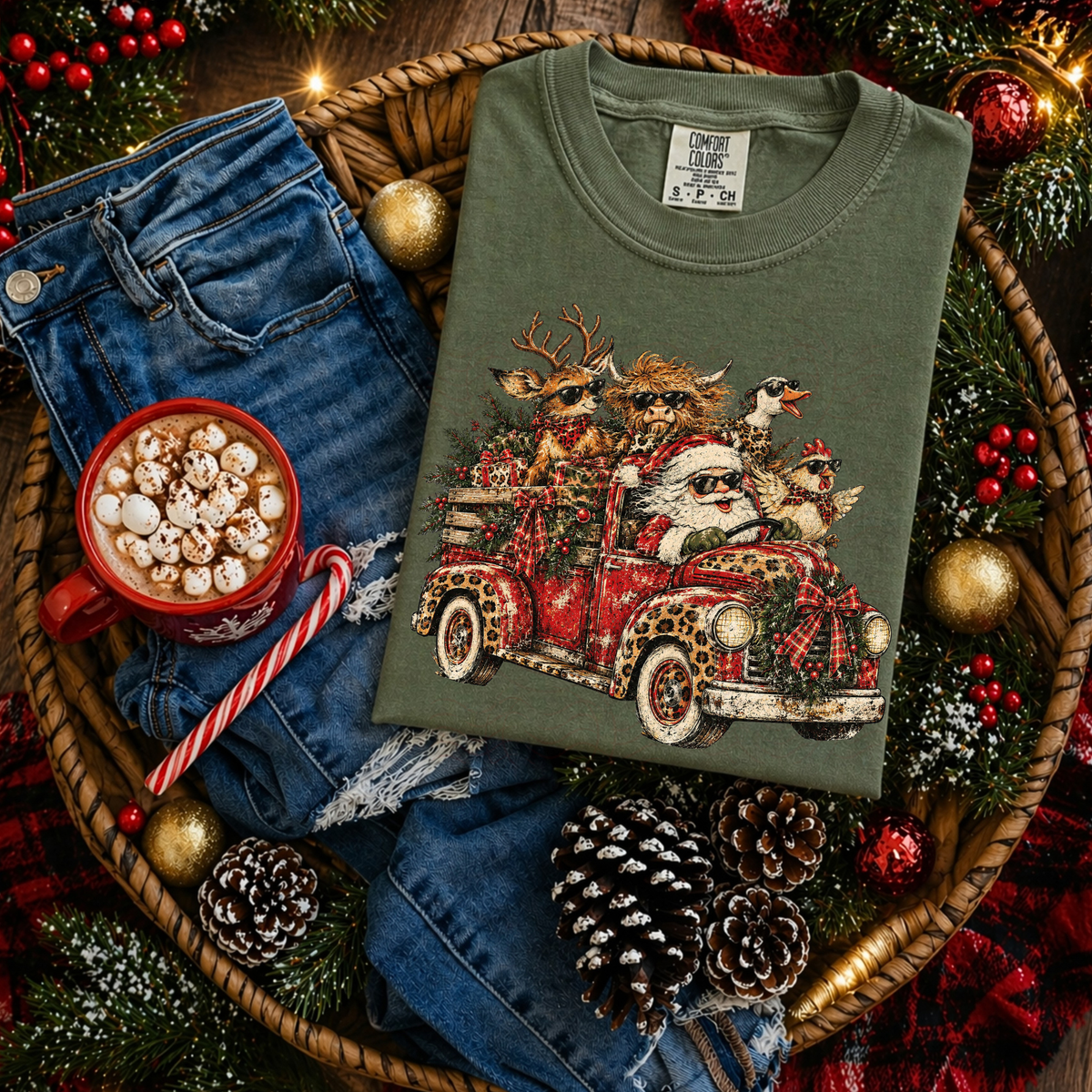 Santa And All The Animals