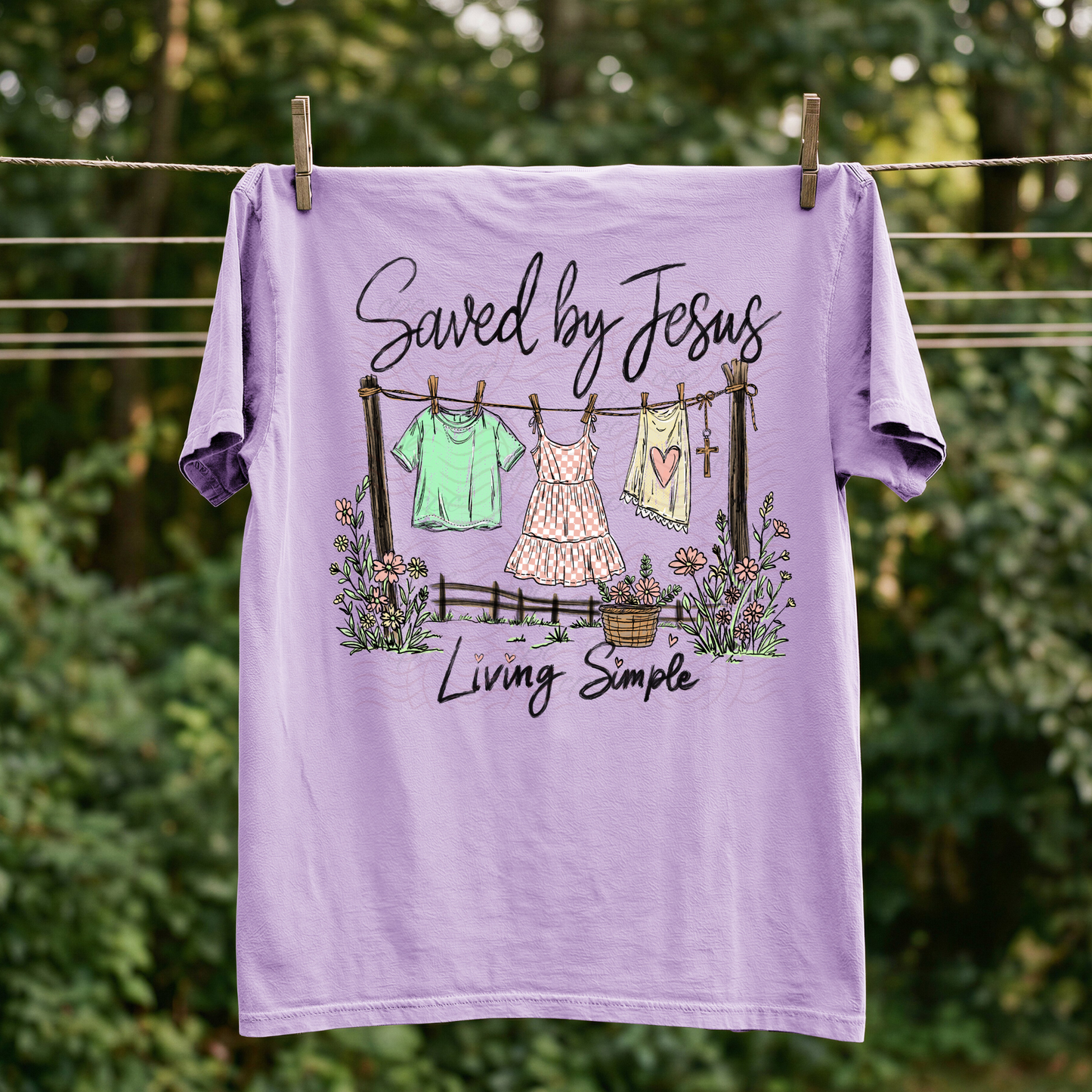 Saved By Jesus Living Simple