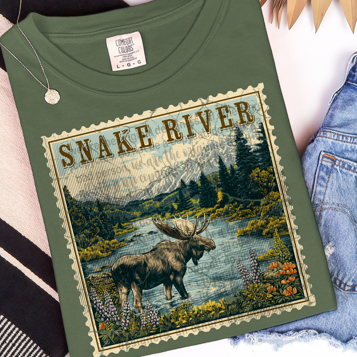 Stamped Rivers And Parks