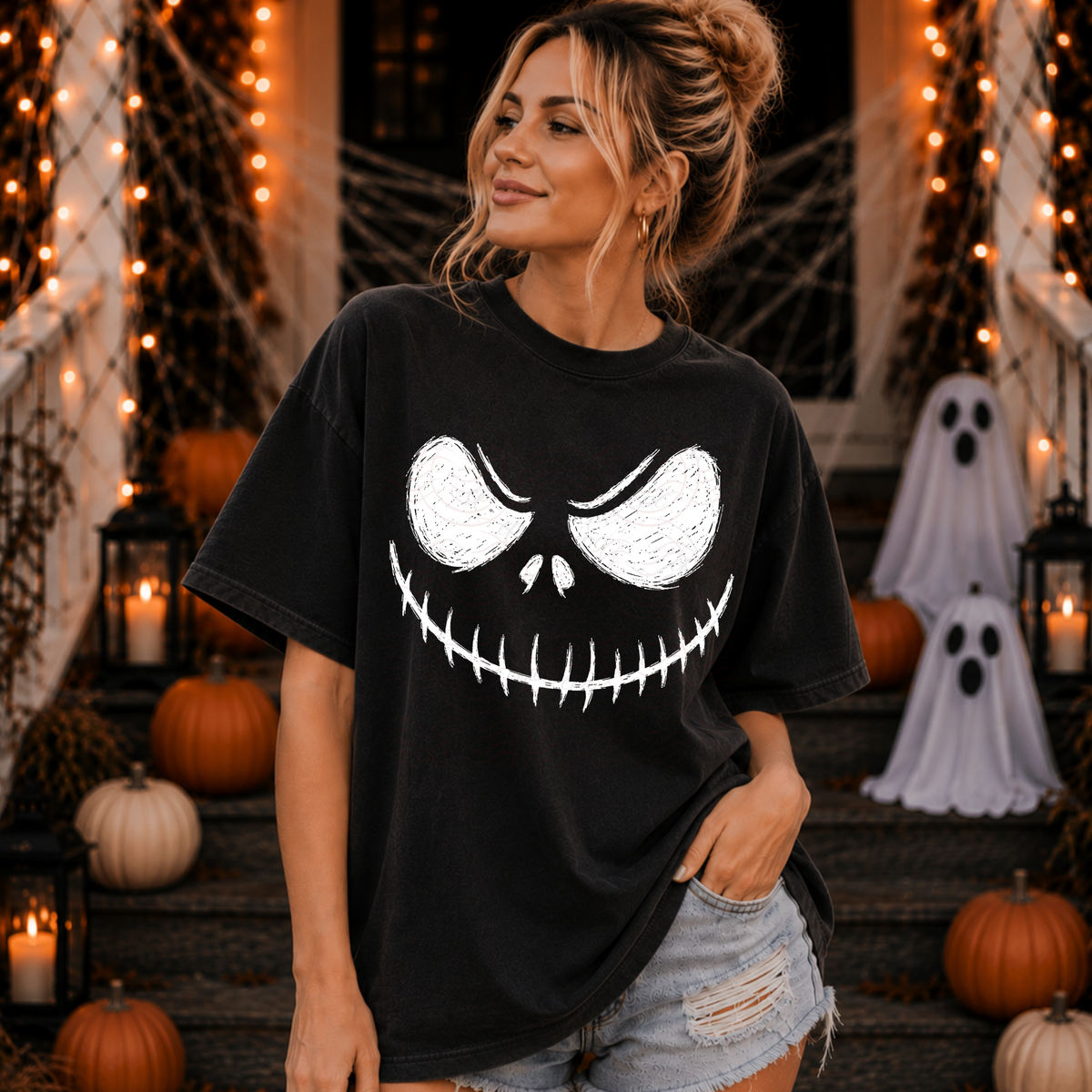 Sneaky Pumpkin Face