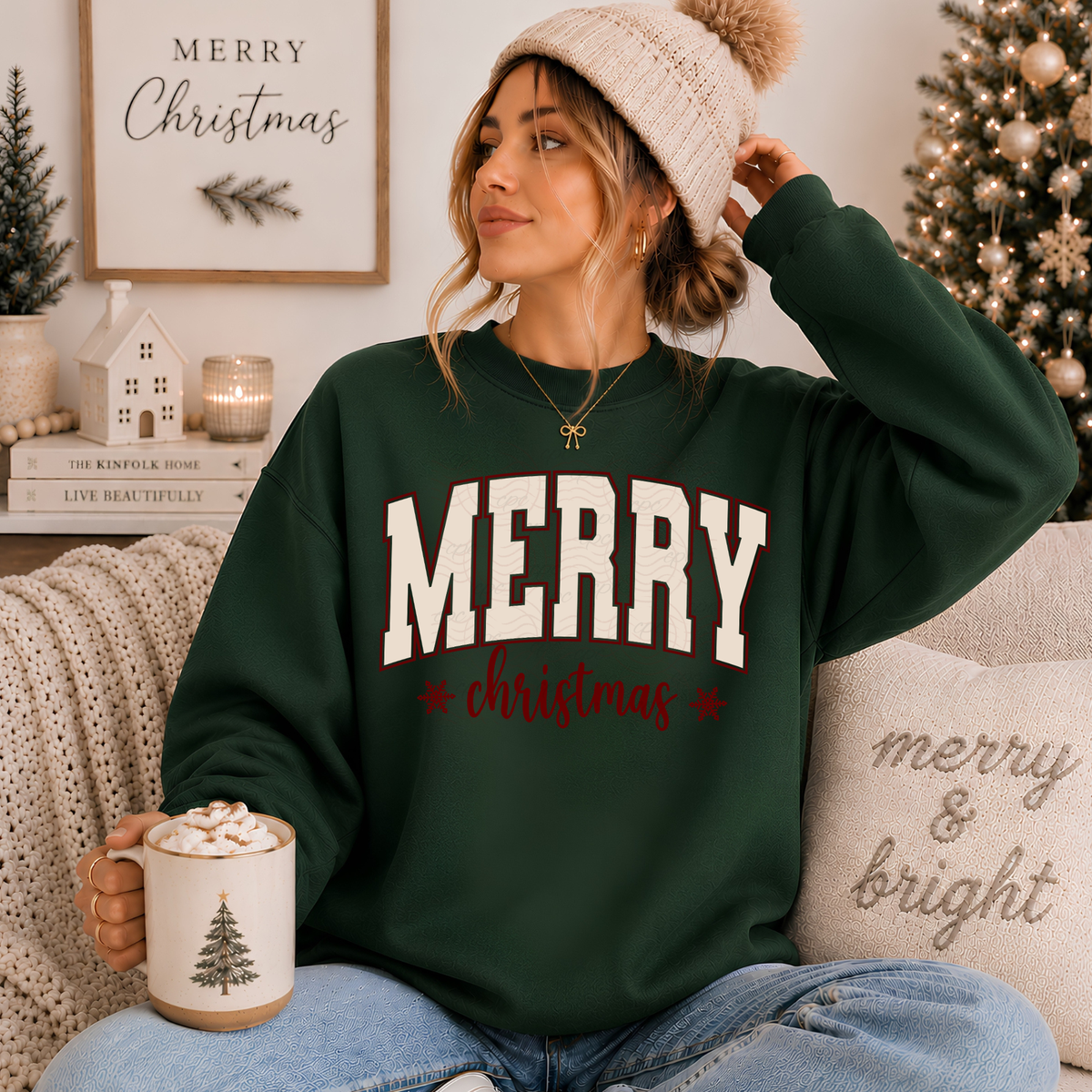 Snowflakes Merry Christmas