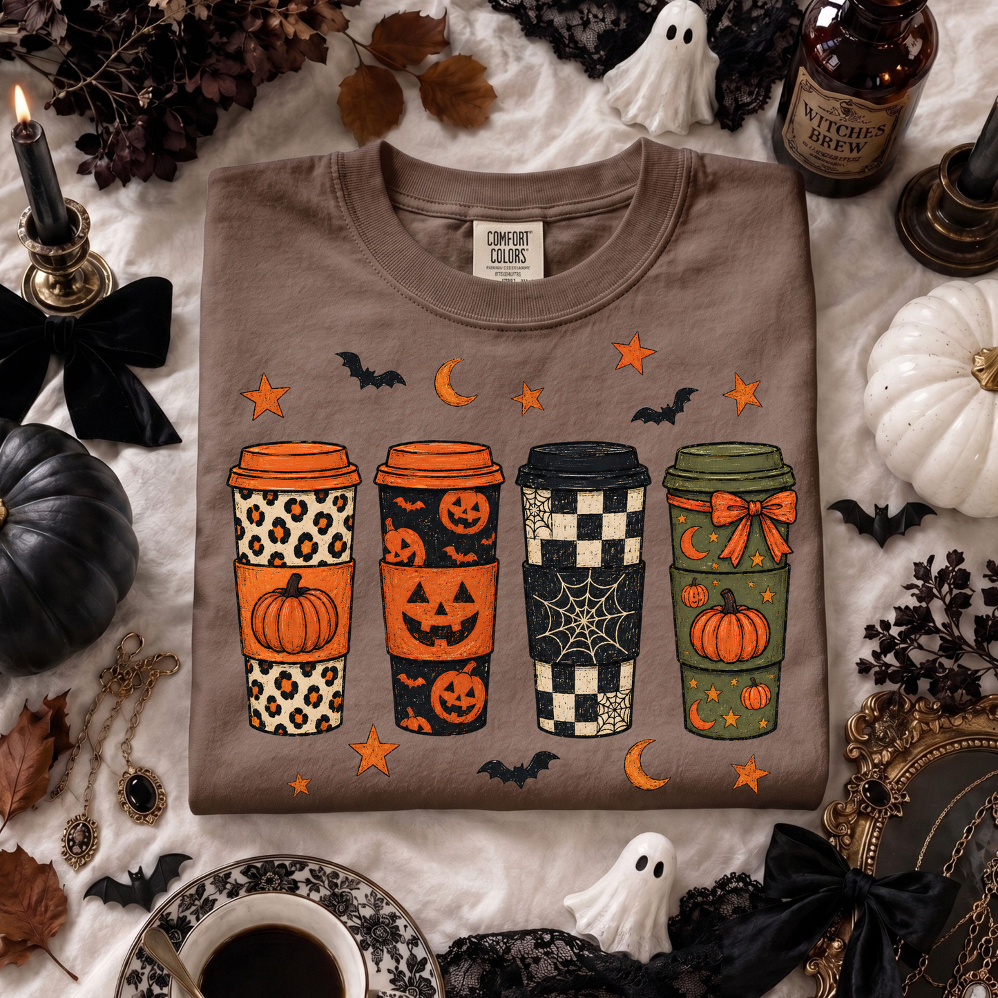 Spooky Pumpkin Cups