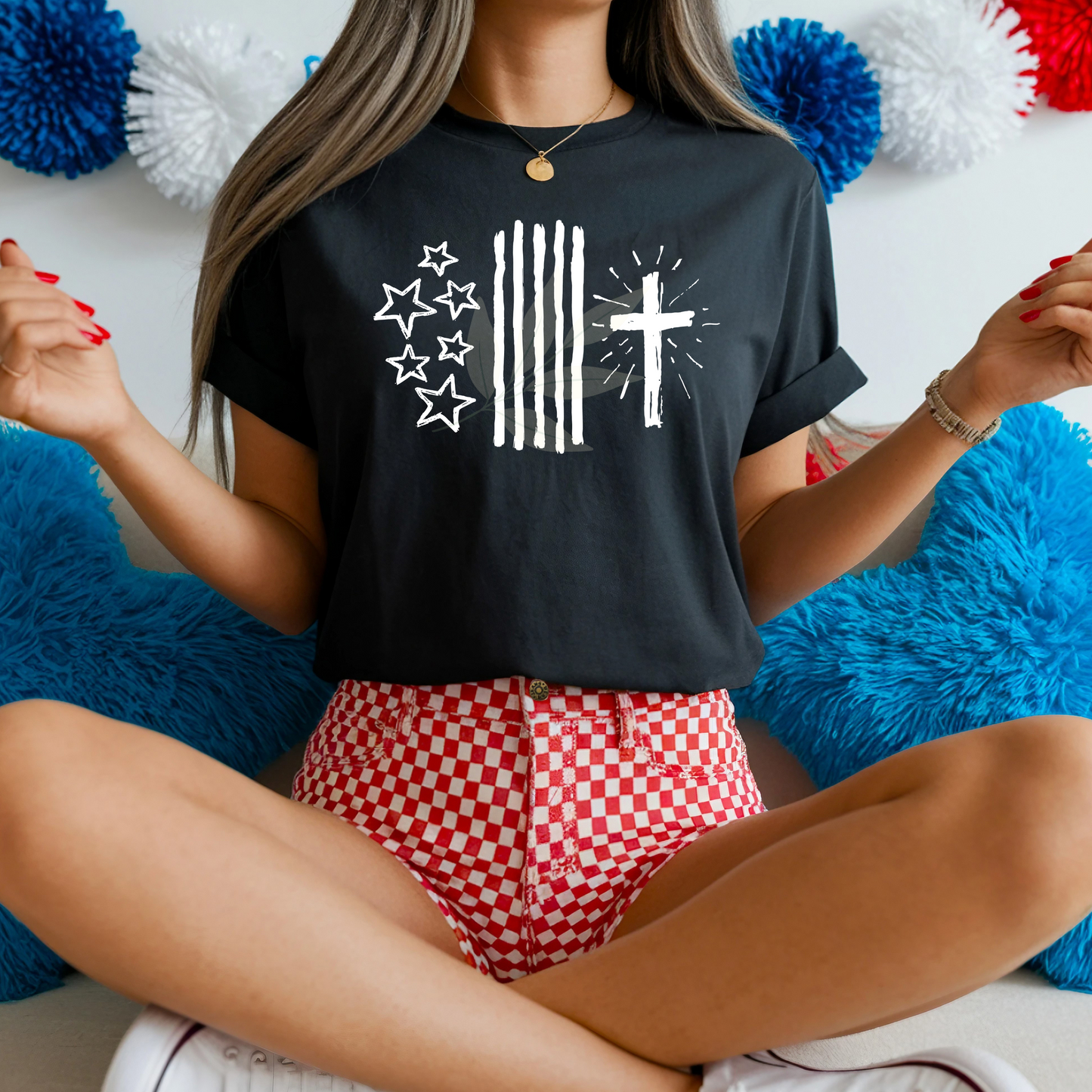 Stars Stripes Cross