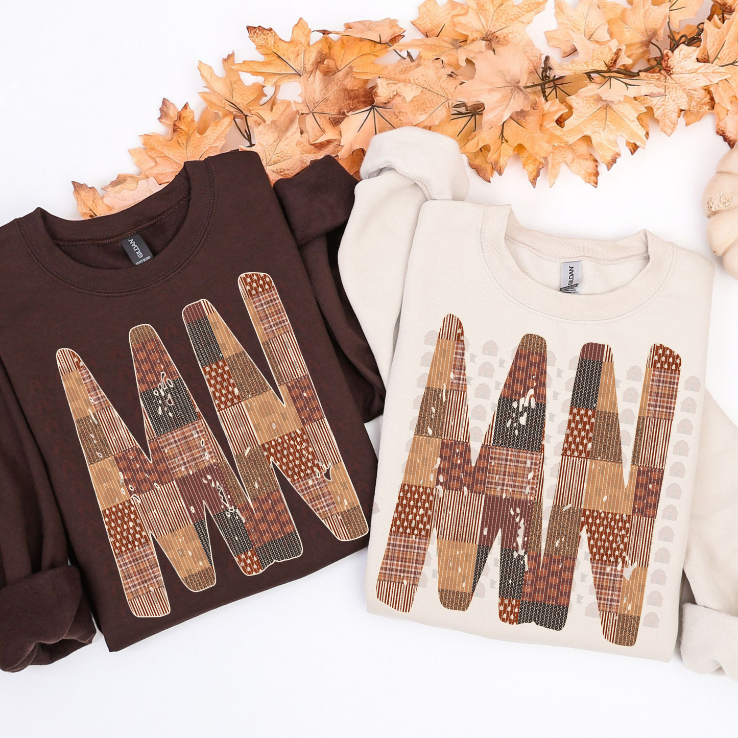 State Quilted Distressed Browns
