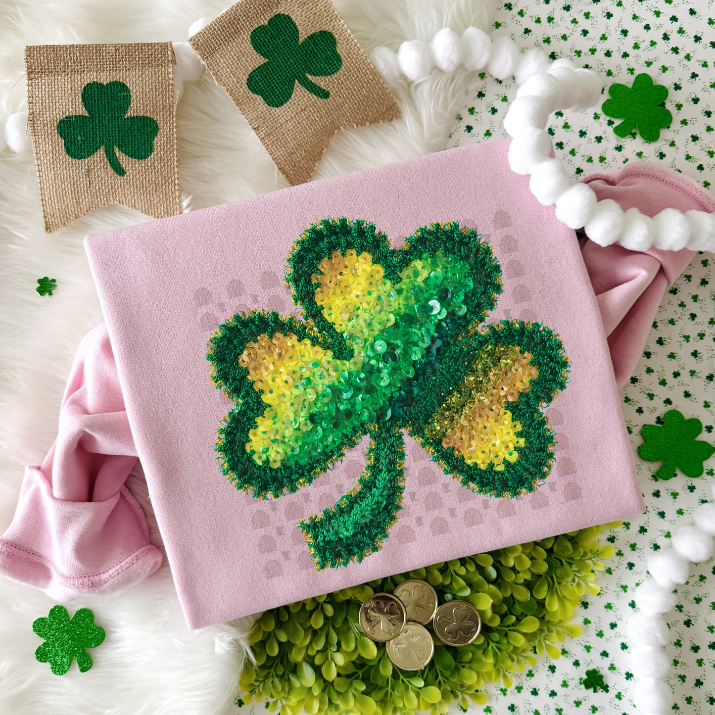 St. Patrick's Day Clover Ombre