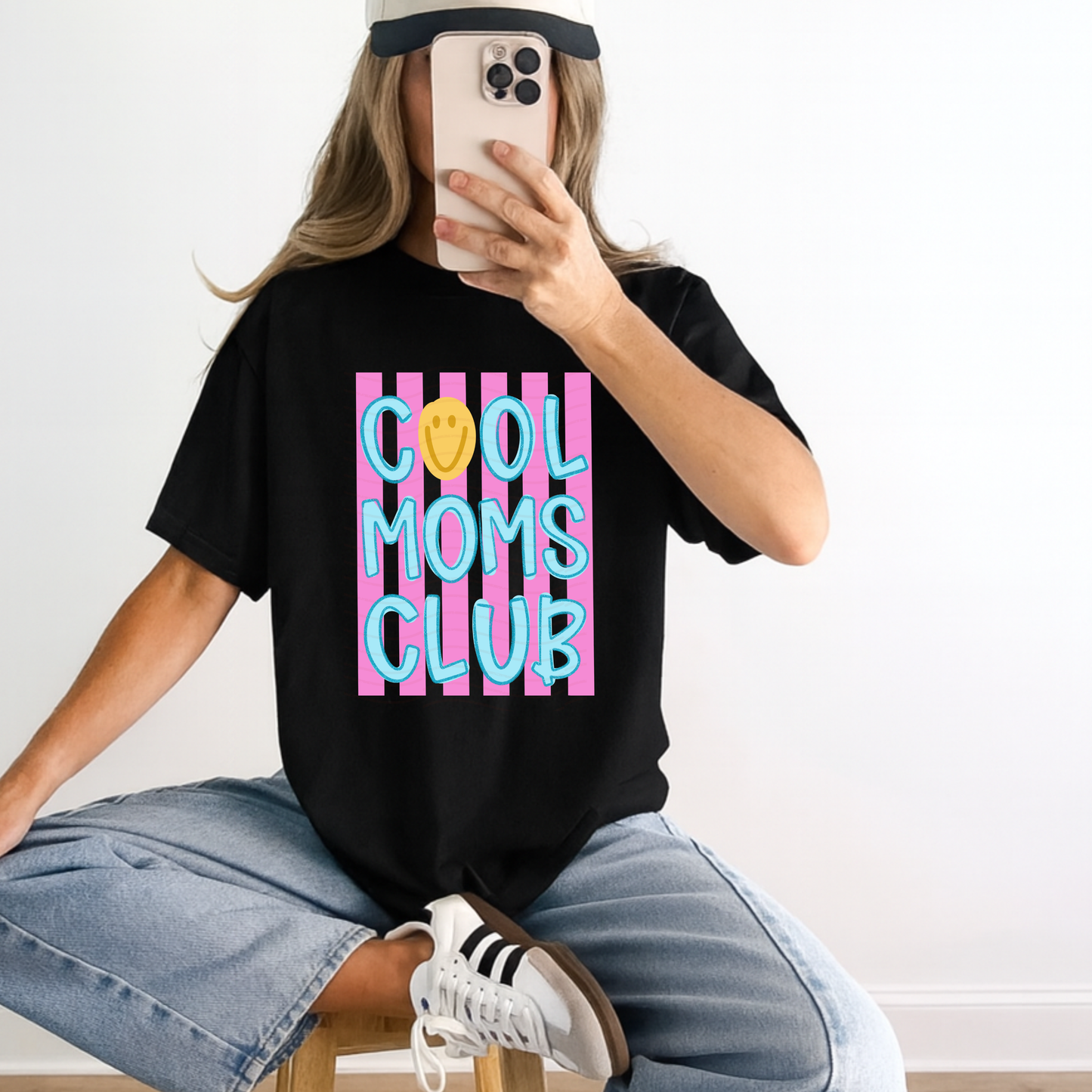 Striped Cool Moms Club