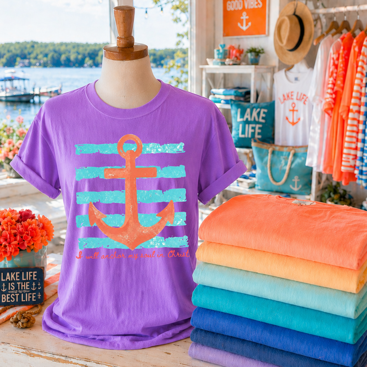 Striped I Will Anchor