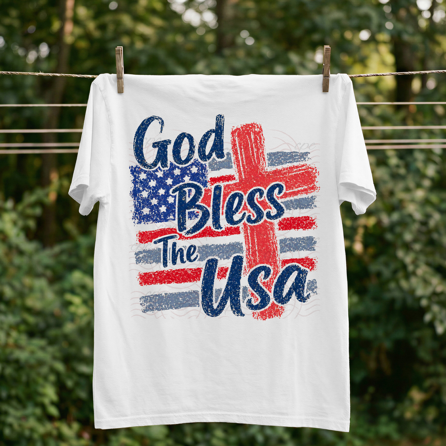 Summer Stripes God Bless The USA
