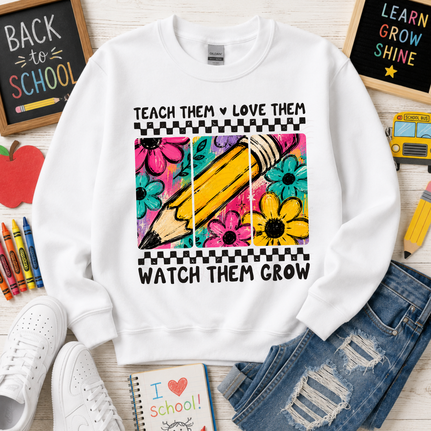 Teach Them Love Them Pencil
