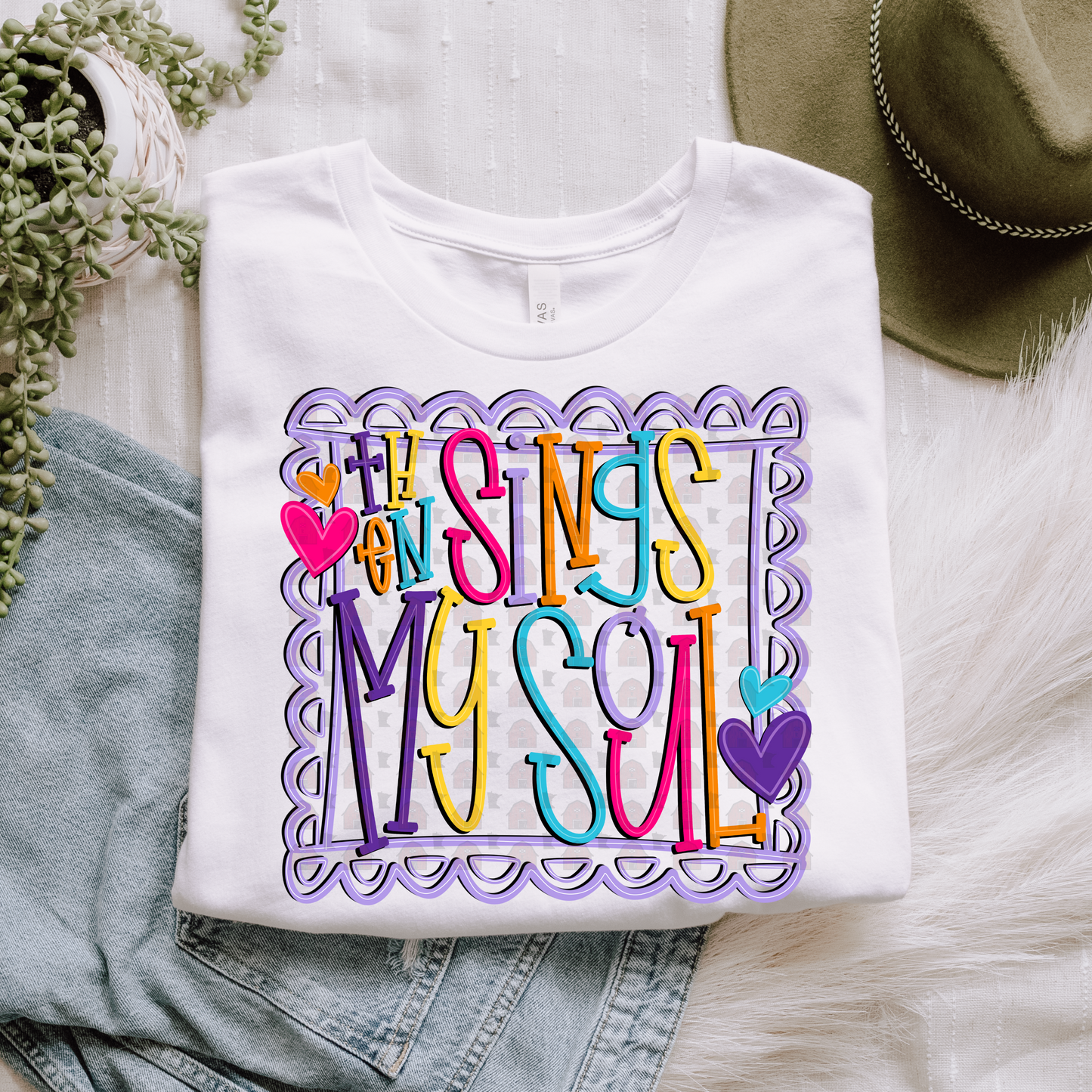 Doodle Frame Faith Sayings