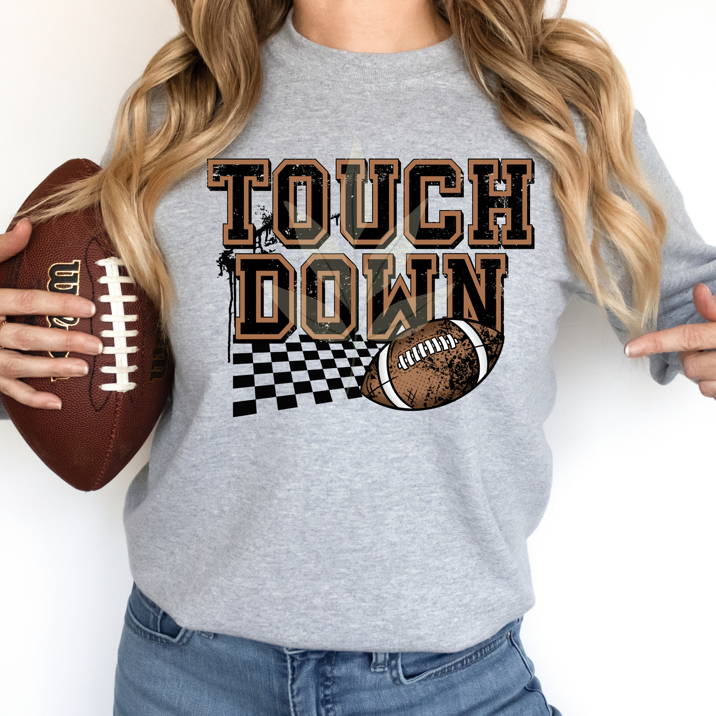 Touchdown With Checkers