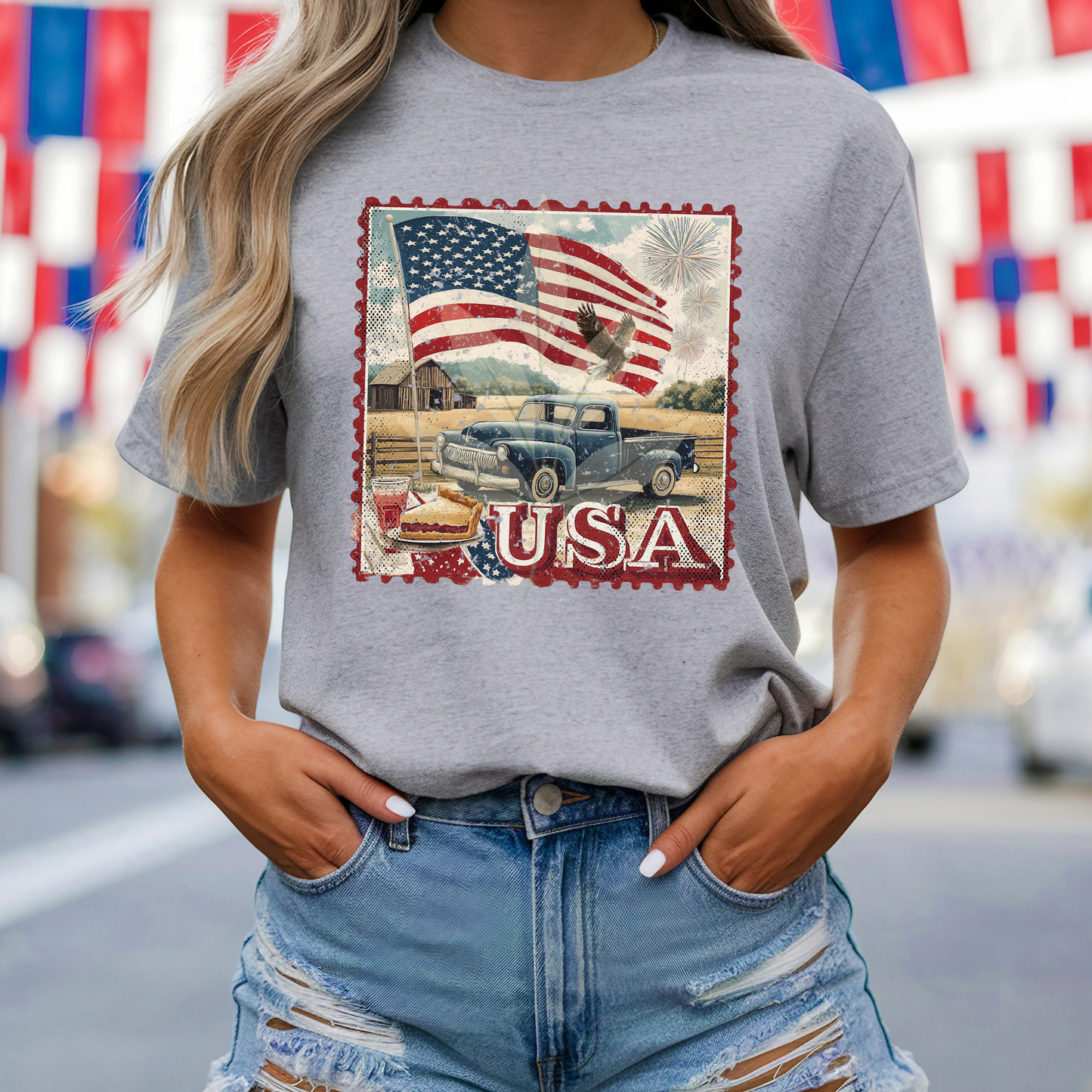 Vintage USA Stamp