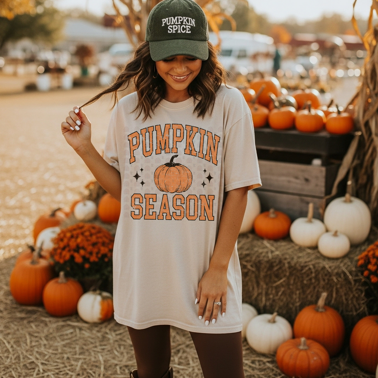 Varsity Grunge Pumpkin Season
