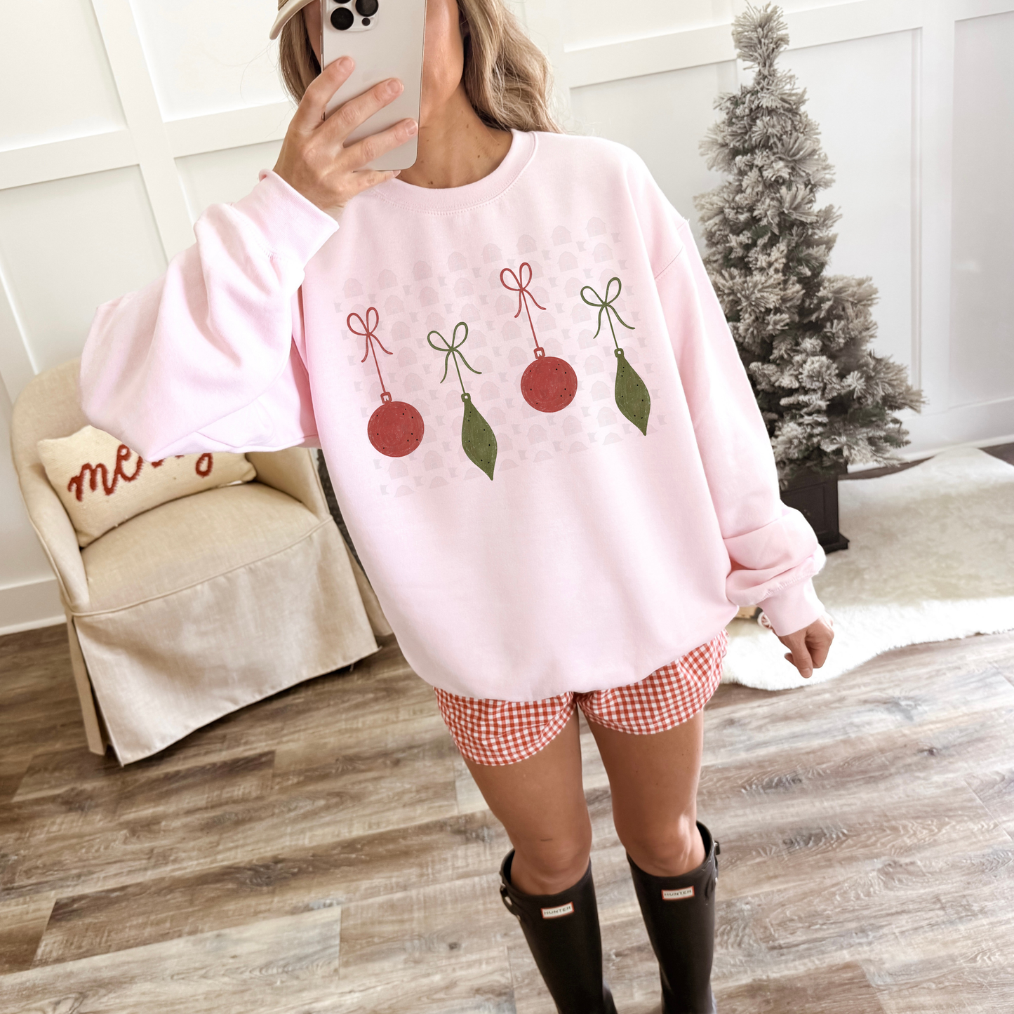 Vintage Ornaments With Bows