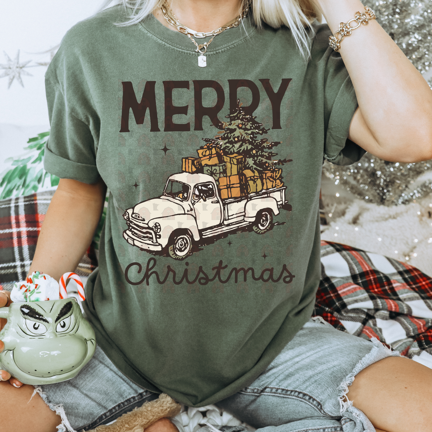 Vintage Truck Merry Christmas
