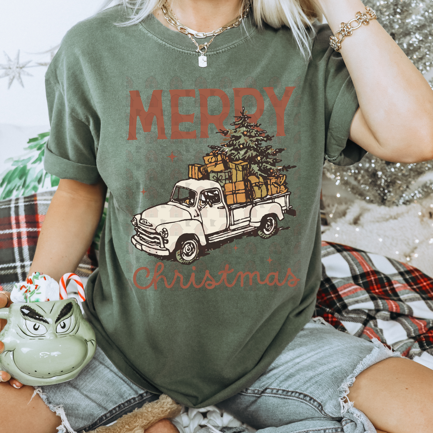 Vintage Truck Merry Christmas