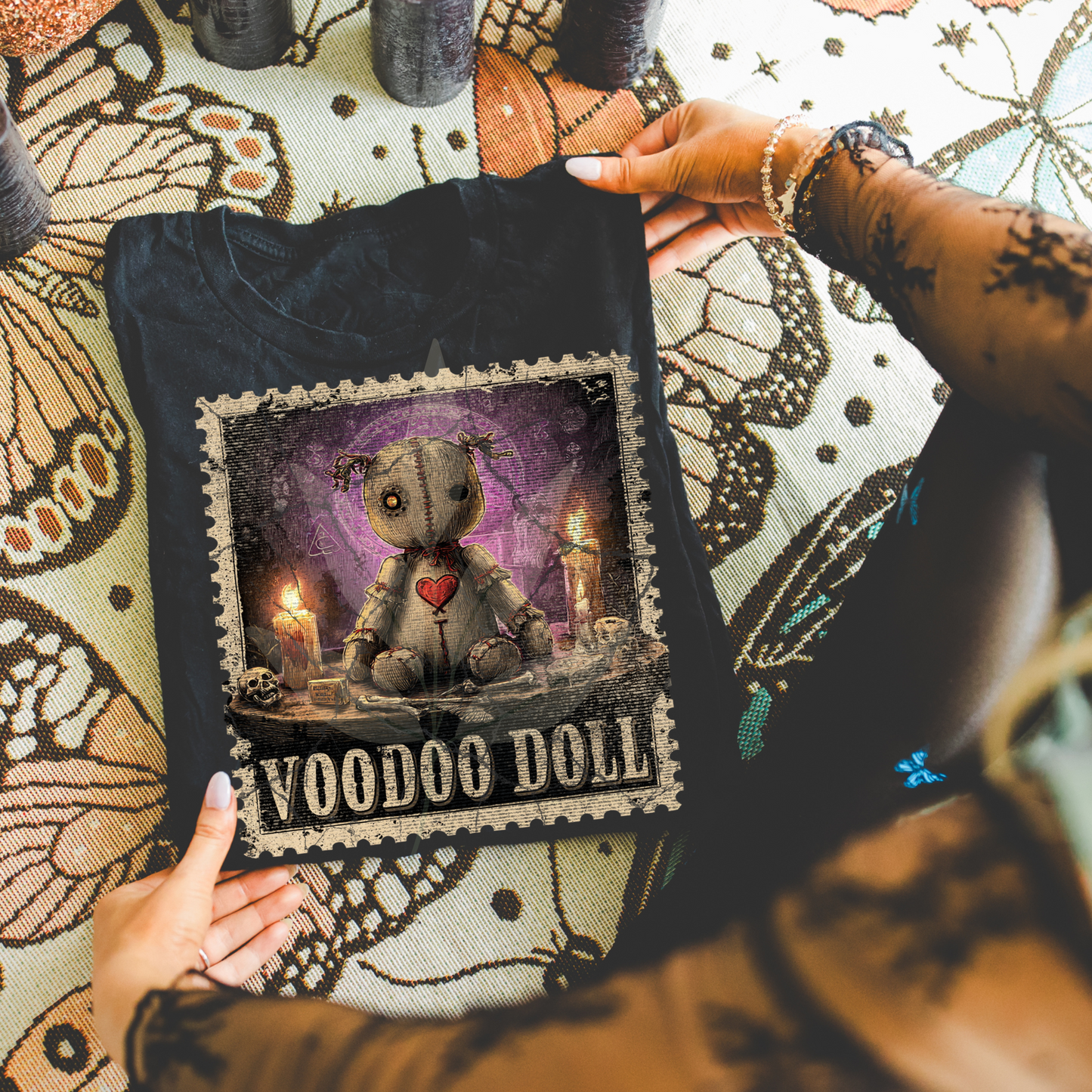 Voodoo Doll Stamp
