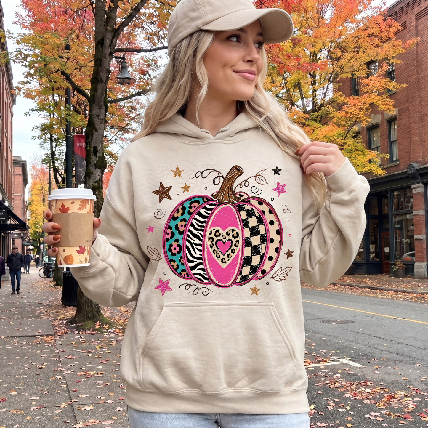 Whimsy Fall Pumpkin With Heart