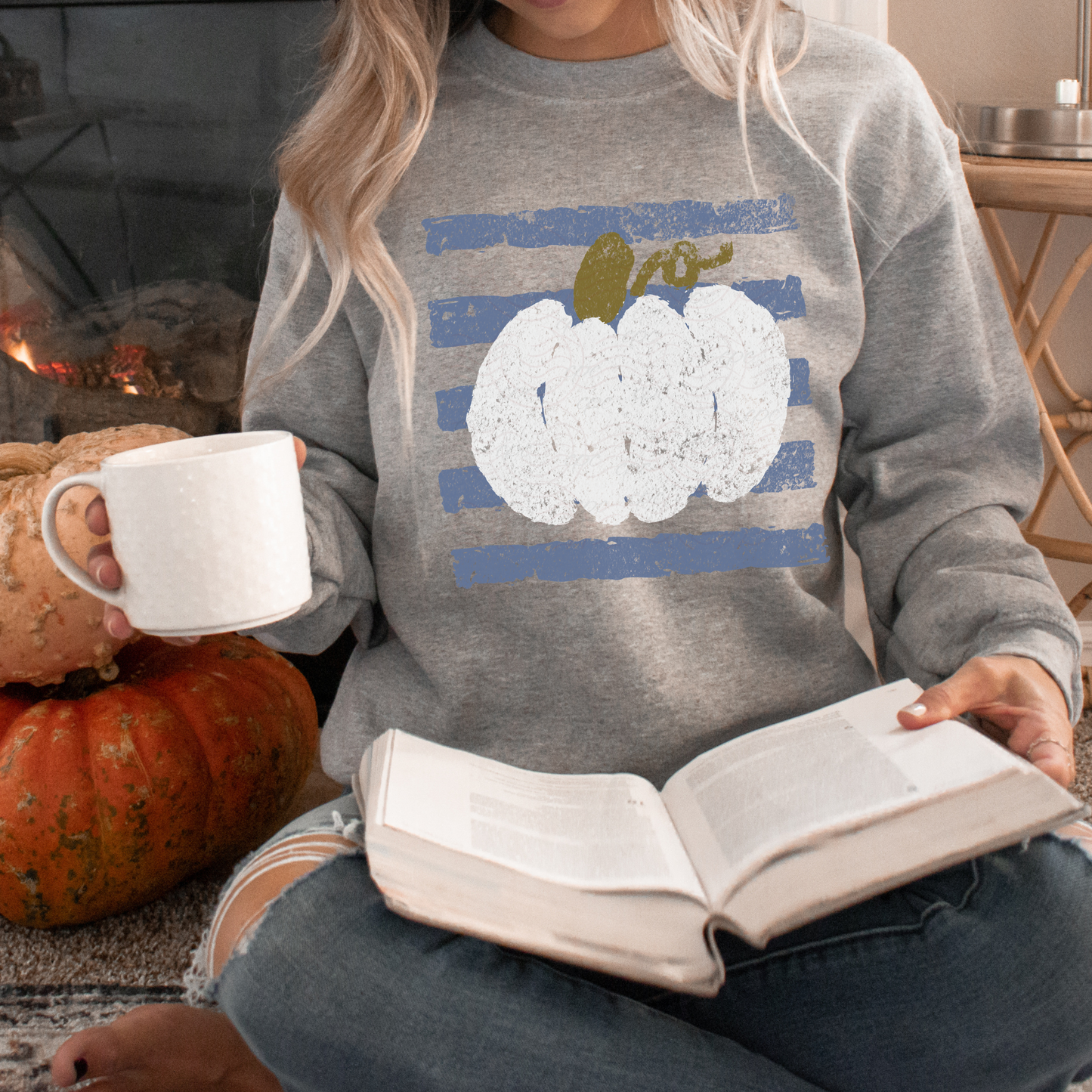 White Pumpkin Stripes