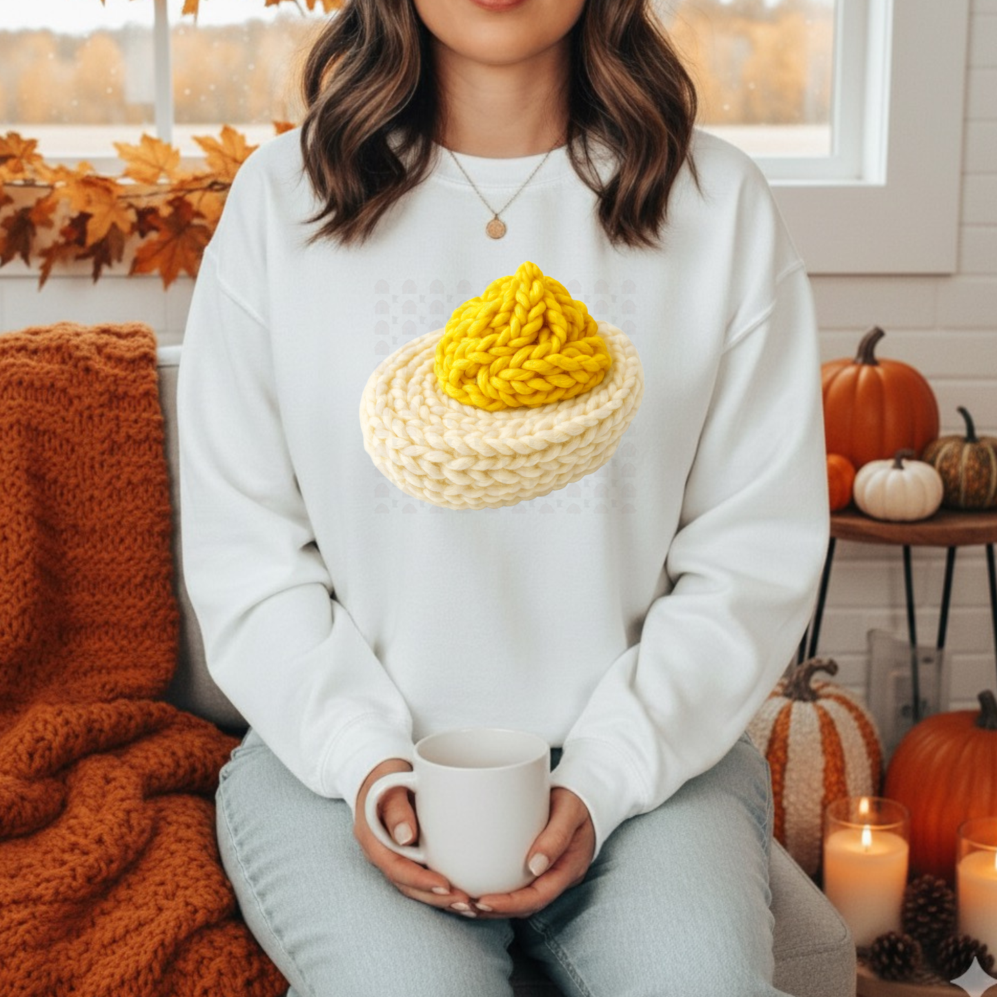 Yarn Deviled Egg