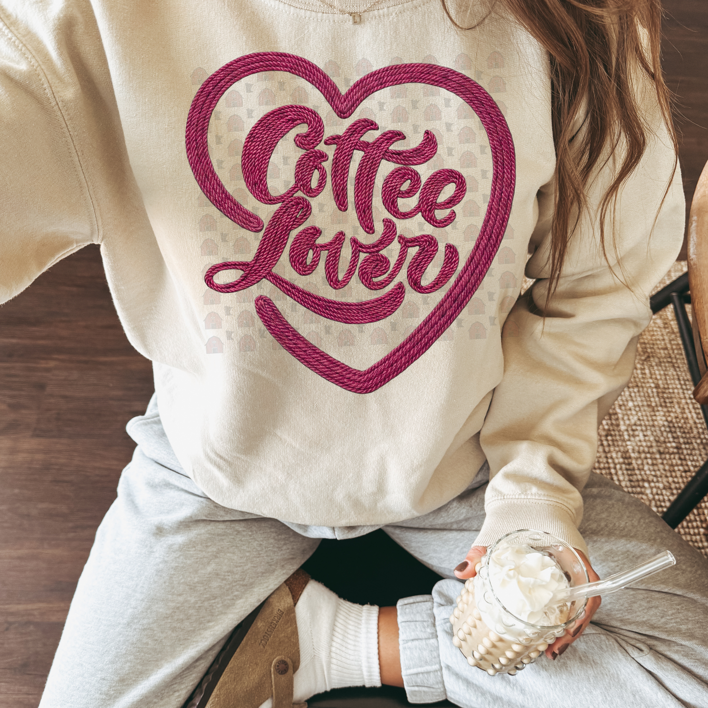 Yarn Heart Coffee Lover