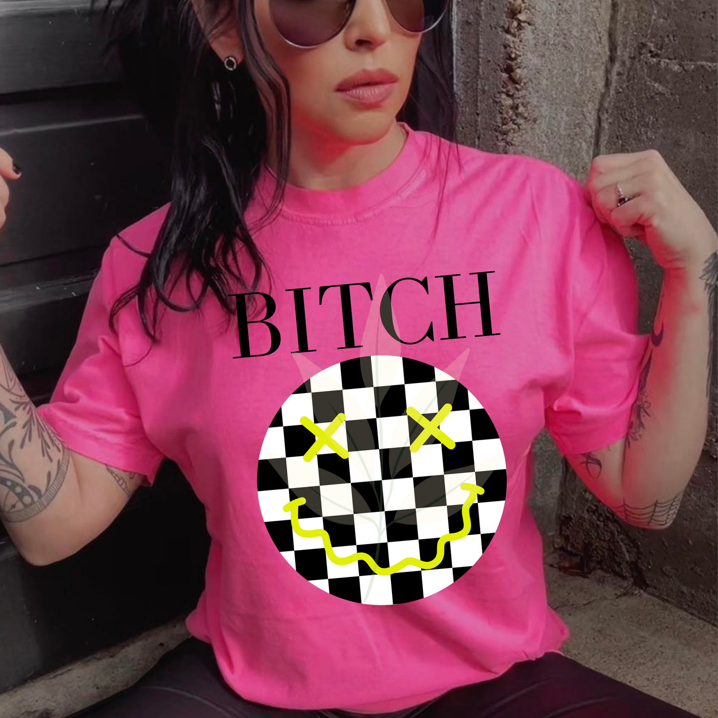 Checkered Yellow B Face