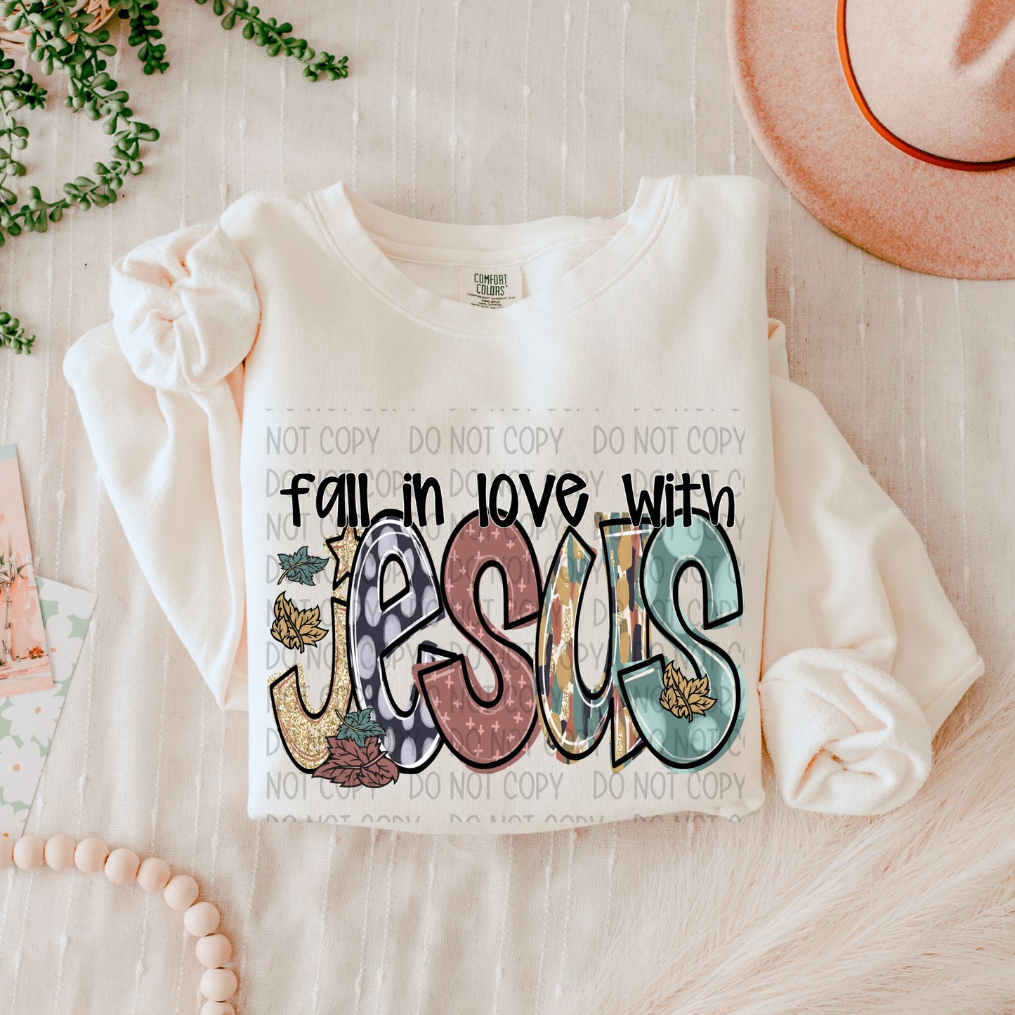 Fall In Love With Jesus Fall Doodle