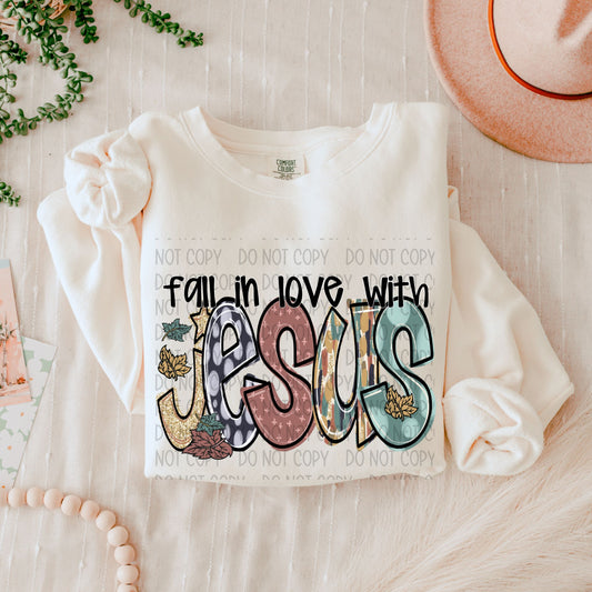 Fall In Love With Jesus Fall Doodle