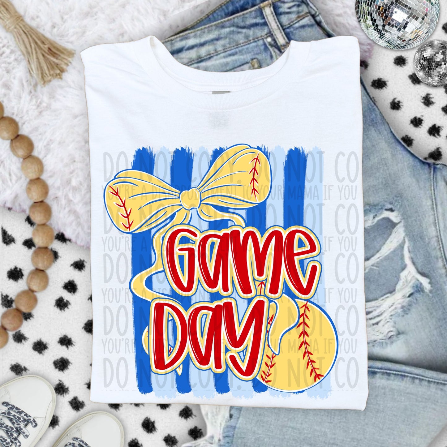 Game Day Preppy Softball