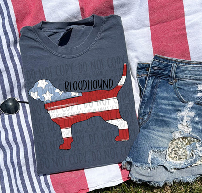 Patriotic Dogs - BLACK TEXT