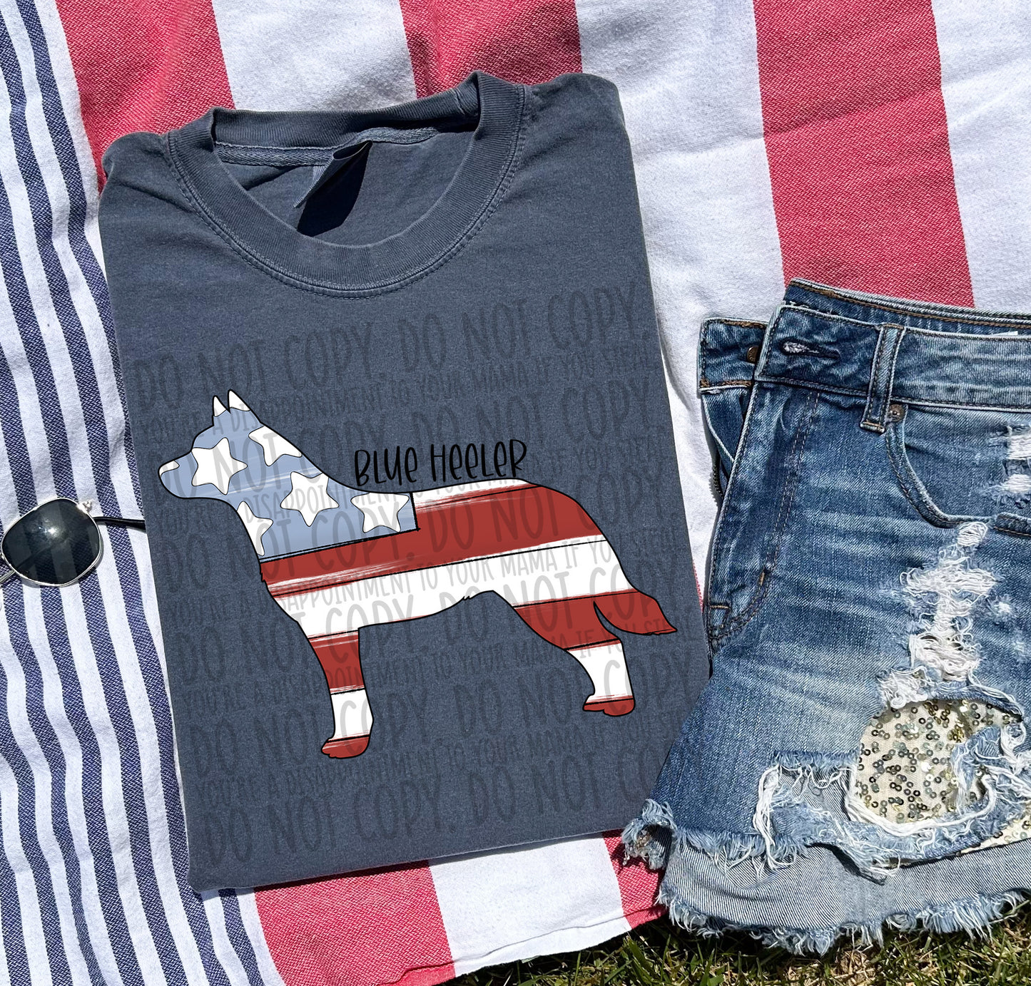 Patriotic Dogs - BLACK TEXT