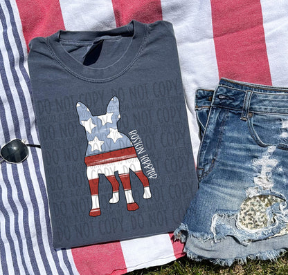 Patriotic Dogs - WHITE TEXT