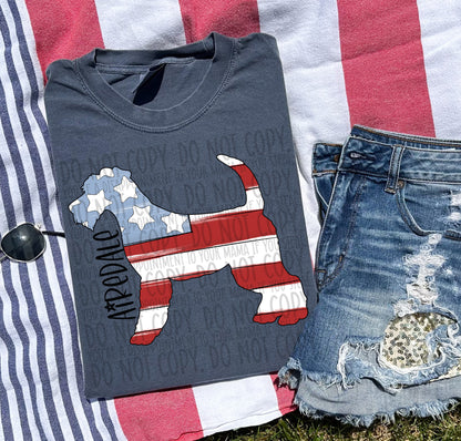 Patriotic Dogs - BLACK TEXT