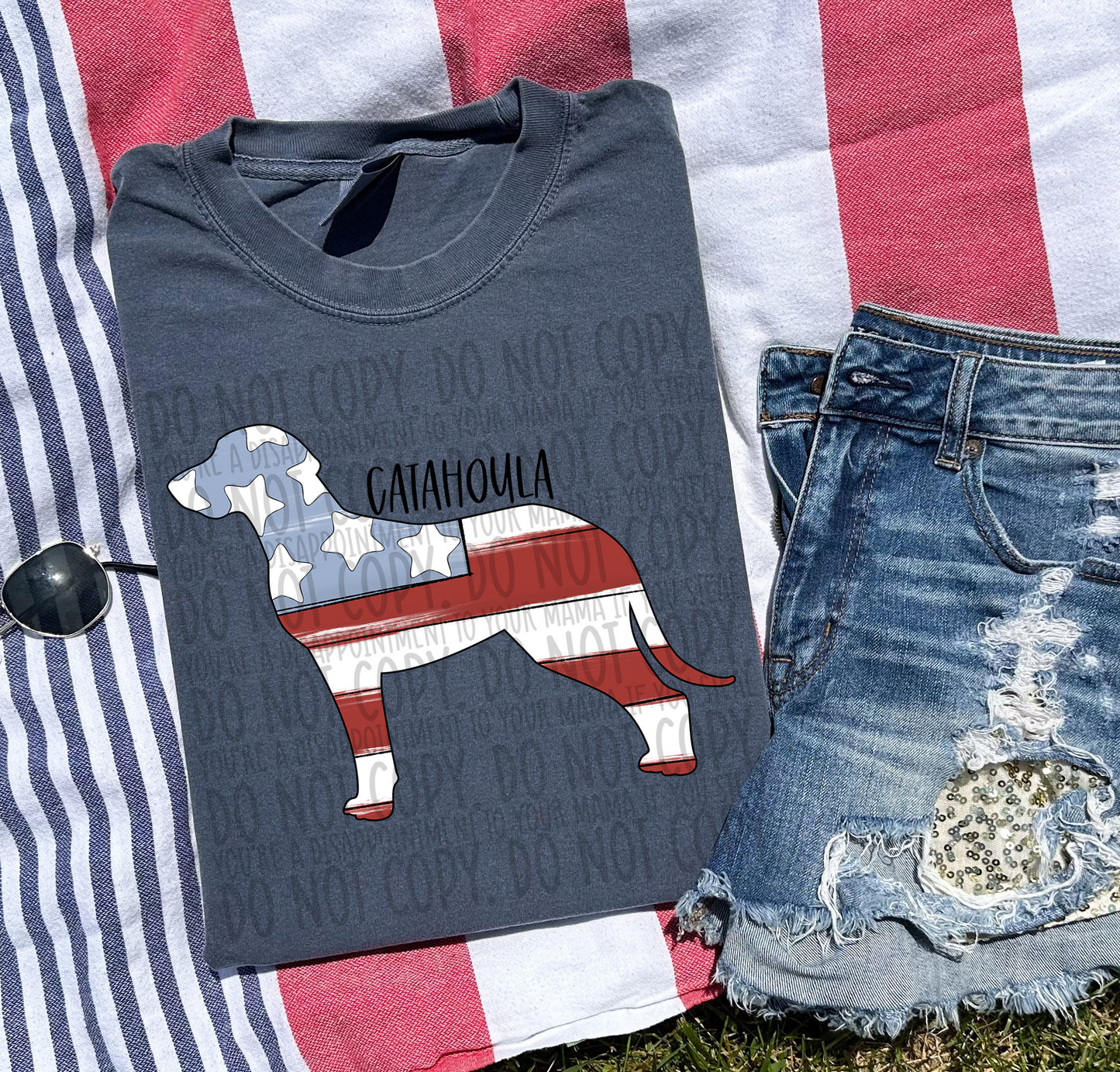 Patriotic Dogs - BLACK TEXT