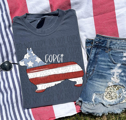 Patriotic Dogs - WHITE TEXT