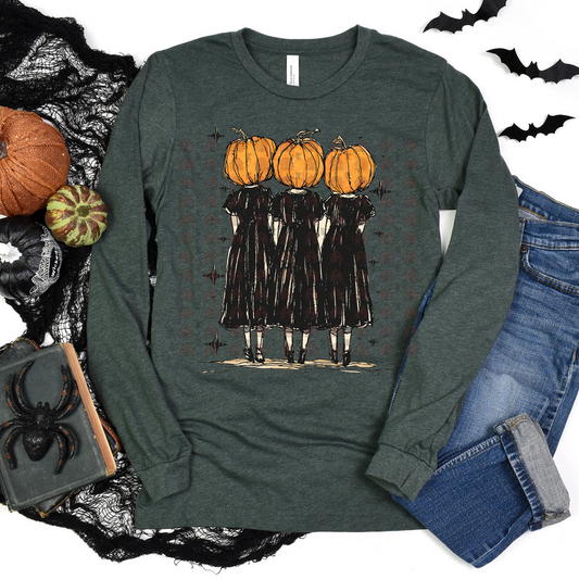3 Lady Pumpkins
