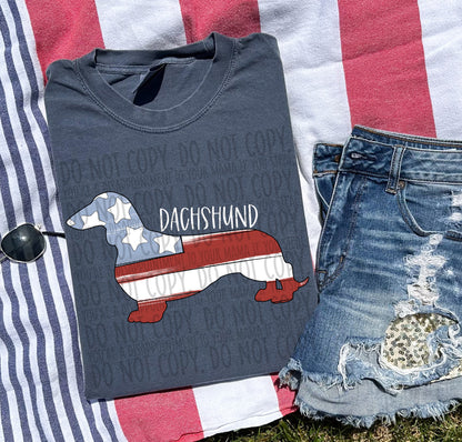 Patriotic Dogs - WHITE TEXT