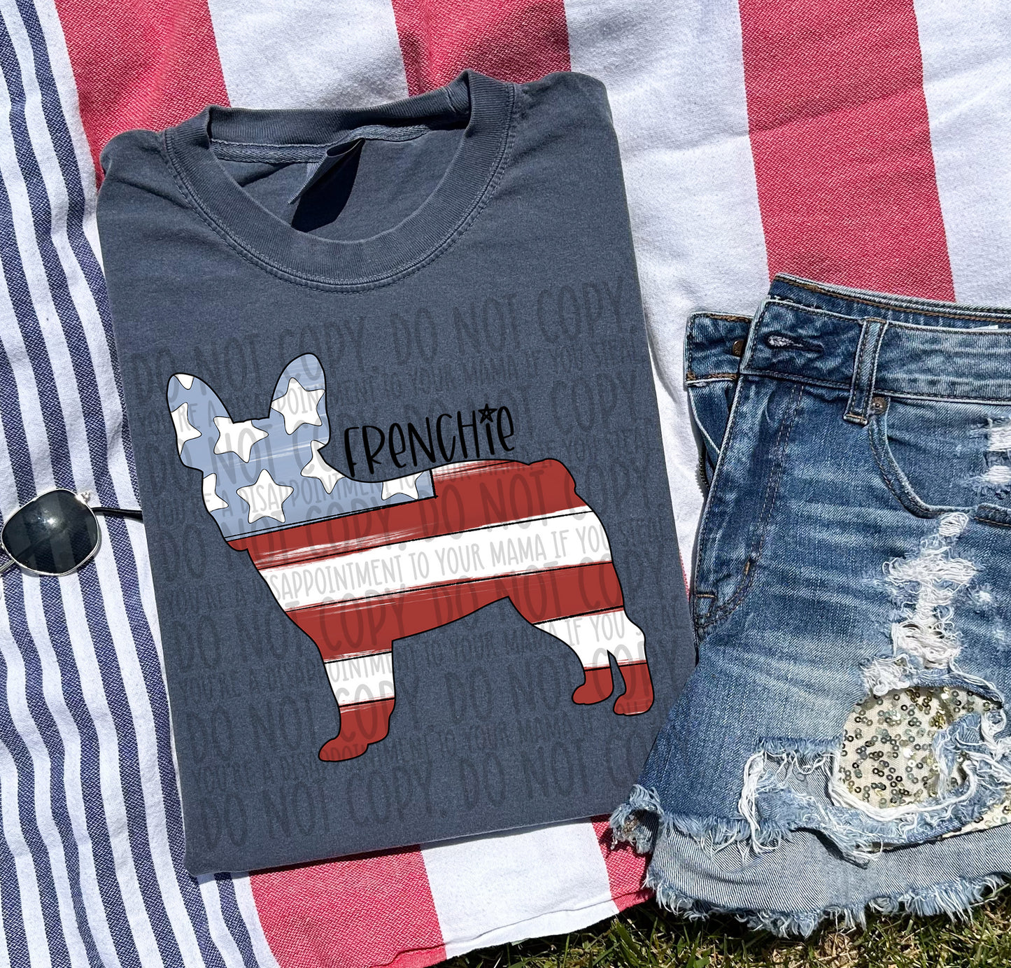 Patriotic Dogs - BLACK TEXT