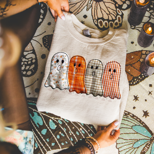 4 Cute Quilted Ghosts