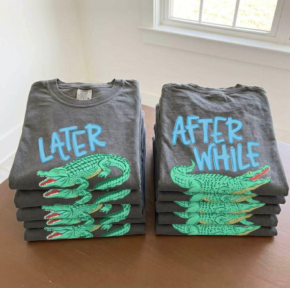 Blue After While Croc