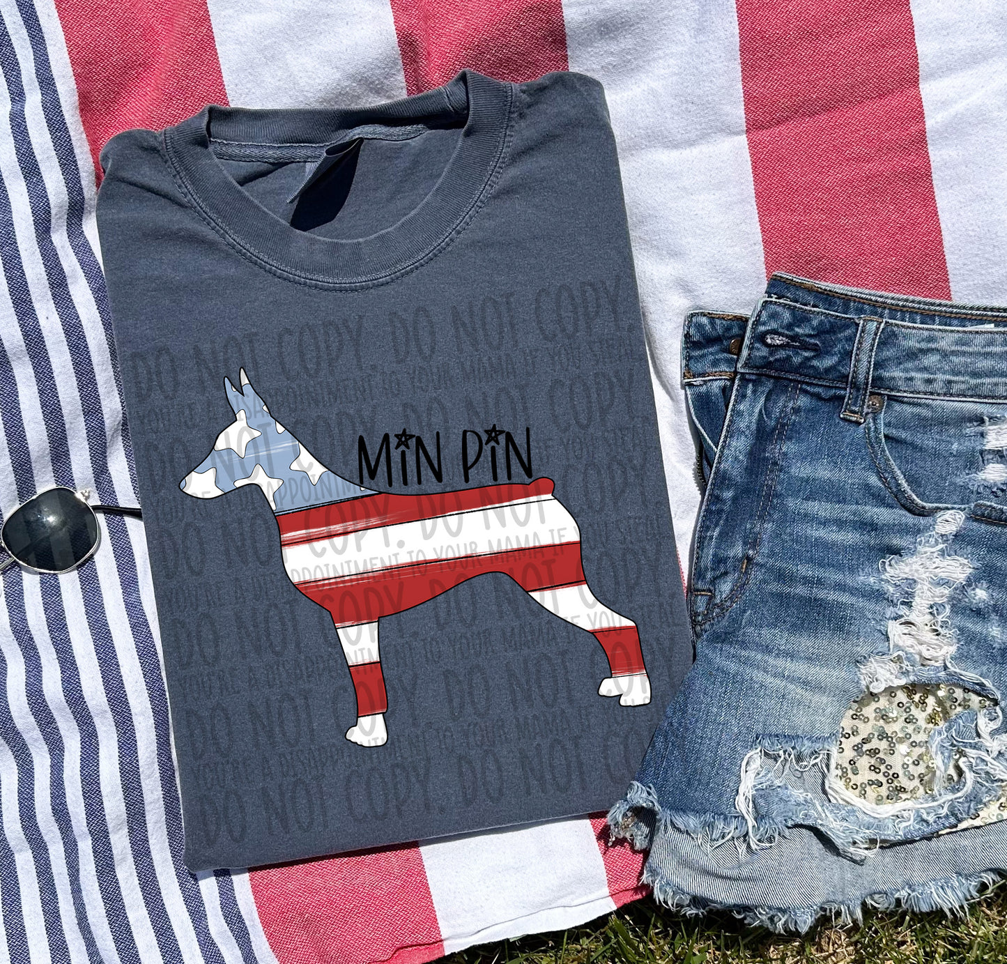 Patriotic Dogs - BLACK TEXT