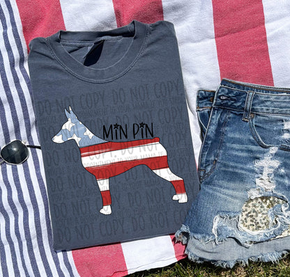 Patriotic Dogs - BLACK TEXT