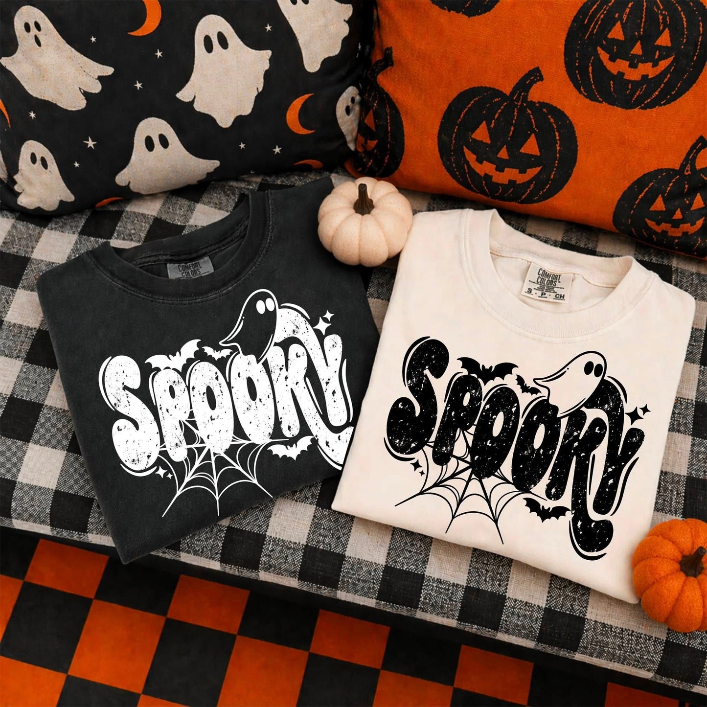 Spooky Web Ghost Bats