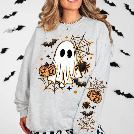 Pumpkin Bat Spider Ghostie