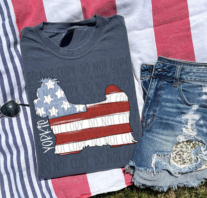 Patriotic Dogs - WHITE TEXT