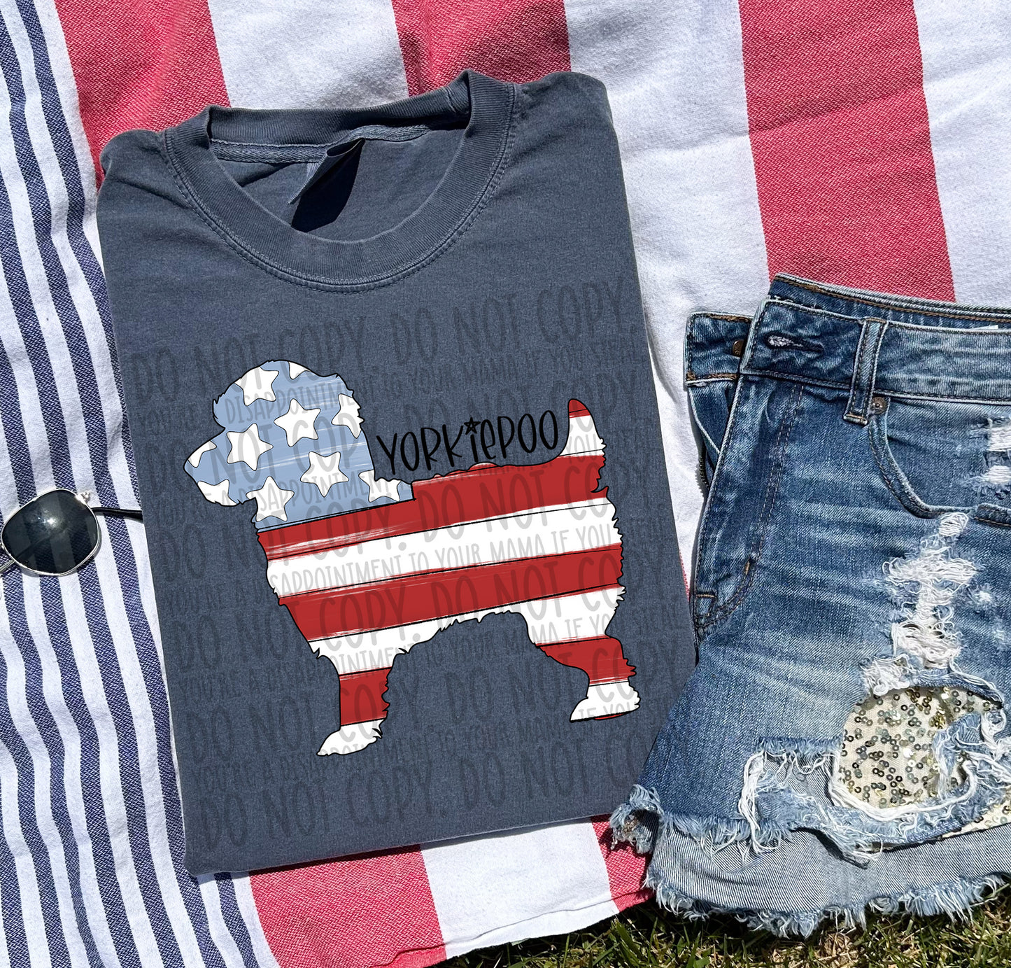 Patriotic Dogs - BLACK TEXT