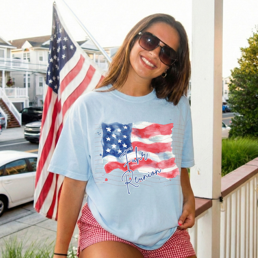 CUSTOMIZABLE - American Flag Text